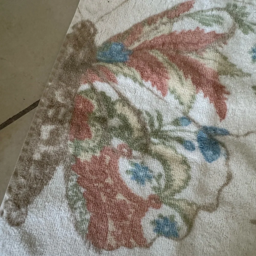 Pottery Barn ~Butterfly Script~ Washcloth ~ Bathroom